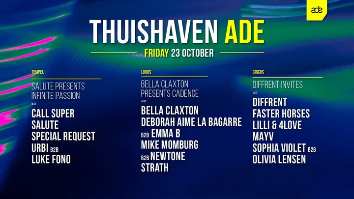 23 OCT - Friday Day with salute / Diffrent & Bella Claxton