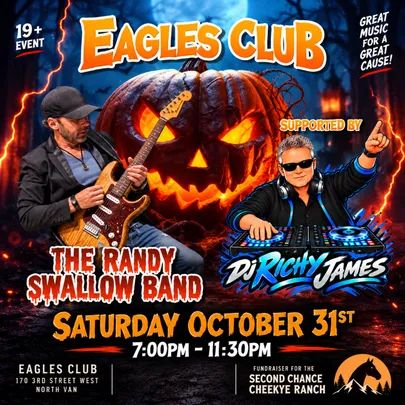 Eagles Halloween Fundraising Party – Live Band & DJ