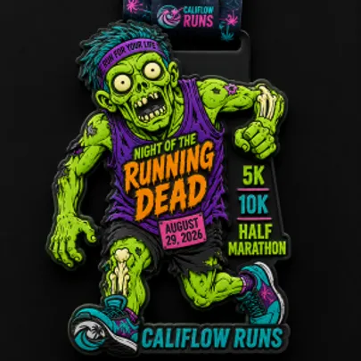Night of the Running Dead 5K, 10K, 1 Miler, Half Marathon SummerWeen Series by Califlow Runs