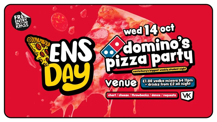 VENSDAY 🍕 Domino's Pizza Party