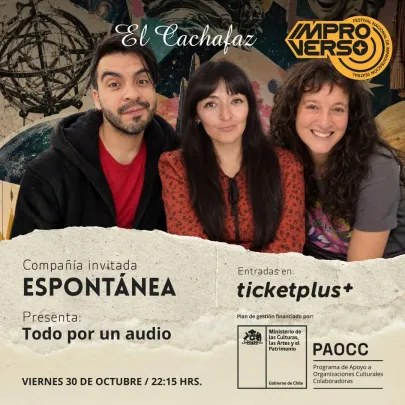 Festival de Impro - Todo por un audio - Viernes 30 octubre 22.15