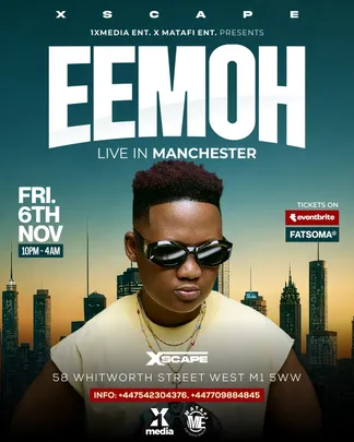 EEMOH In Manchester - Afrobeats/HipHop/Amapiano/RnB/DanceHall
