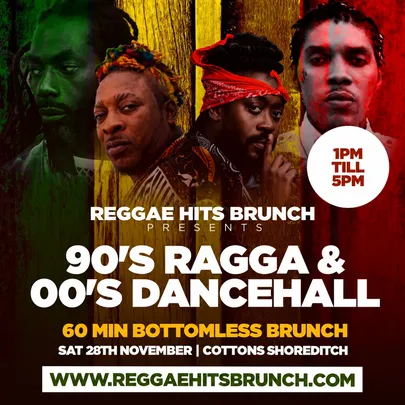 90'S RAGGA & 00'S  DANCEHALL BOTTOMLESS BRUNCH