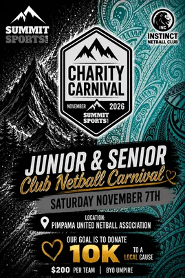 2026 SUMMIT SPORTS CLUB CHARITY CLUB NETBALL CARNIVAL