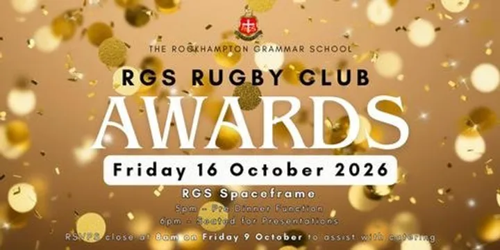RGS Rugby Club Presentation Dinner - 2026