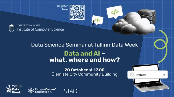 Data Science Seminar: Data and AI  –  what, where and how?