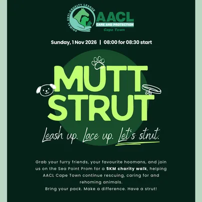 Mutt Strut AACL Cape Town walk