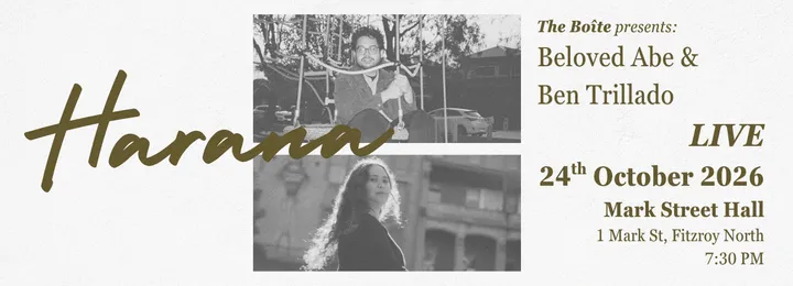 The Boîte presents: Harana by Beloved Abe and Ben Trillado