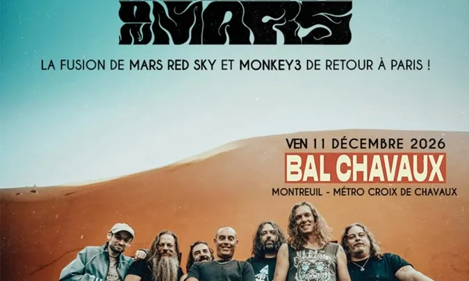 MONKEYS ON MARS (Mars Red Sky + Monkey3) + Guest