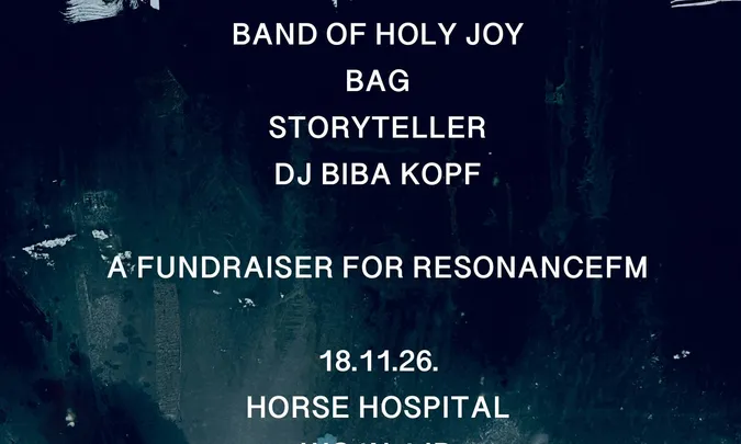 Band of Holy Joy - a Resonance Fundraiser