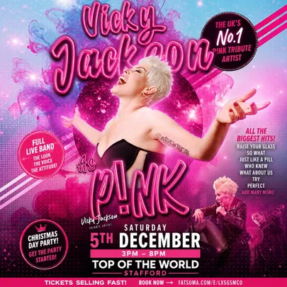 Vicky Jackson - Pink - Xmas Day party