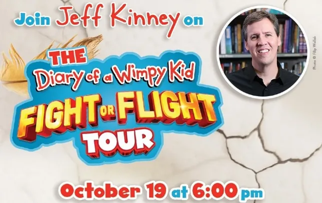 Book Party with JEFF KINNEY, Author of The Diary of a Wimpy Kid - FIGHT OR FLIGHT!