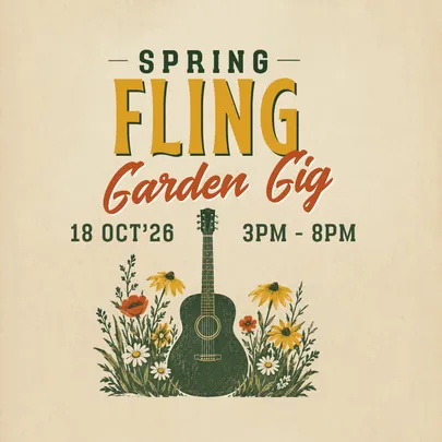Spring Fling: An Exclusive Garden Gig