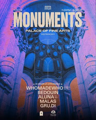 Monuments feat. WhoMadeWho, Bedouin, Aluna