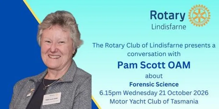 Rotary Club of Lindisfarne Talks - Pam Scott OAM