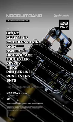 Nooduitgang Day Rave
