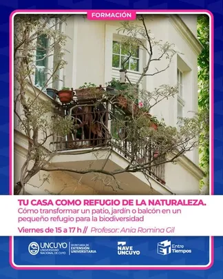 TALLERES NAVE UNCUYO 2026 ECOLOGÍA Profesora Ania Romina Gil