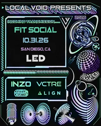 LED presents INZO + VCTRE + Common Creation + Align
