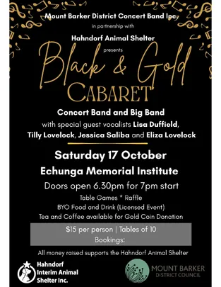 Black and Gold Cabaret 2026