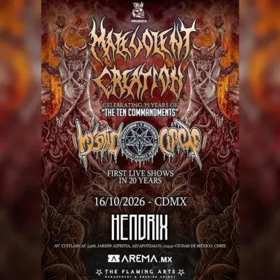 Malevolent Creation + Mystic Circle en CDMX