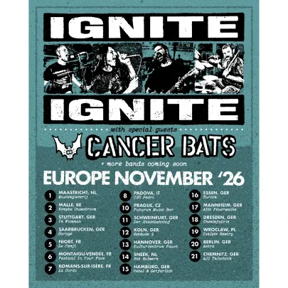 Ignite Special Guest: Cancer Bats