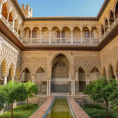 Entrada al Real Alcázar con audioguía