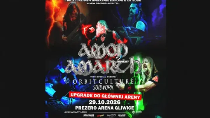 Miejsca parkingowe: Amon Amarth + Orbit Culture + Soilwork