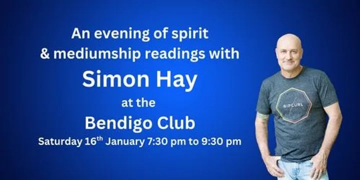 Aussie medium Simon Hay at The Bendigo Club