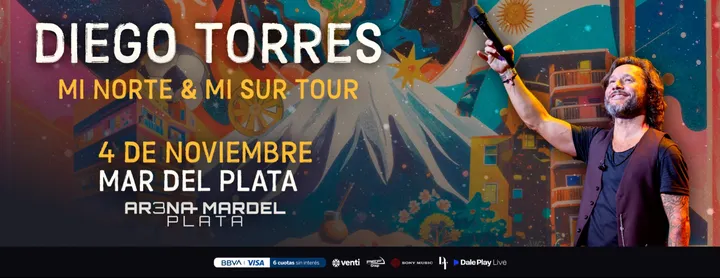 Diego Torres en Arena Mardel Plata