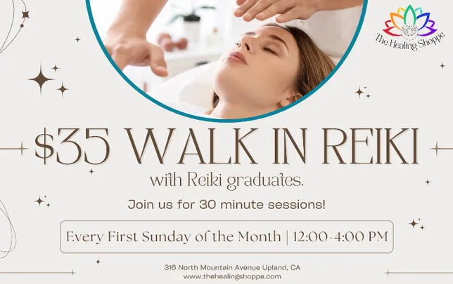 $35 Walk-In Reiki Clinic