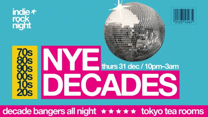 Indie Rock Night ∙ NYE DECADES | Canterbury New Years Eve Party