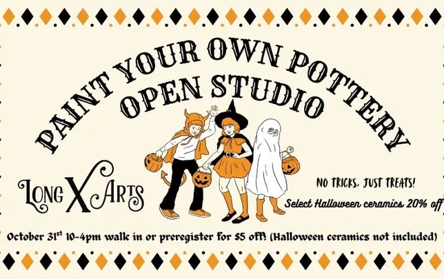 Paint Your Own Pottery Open Studio - October