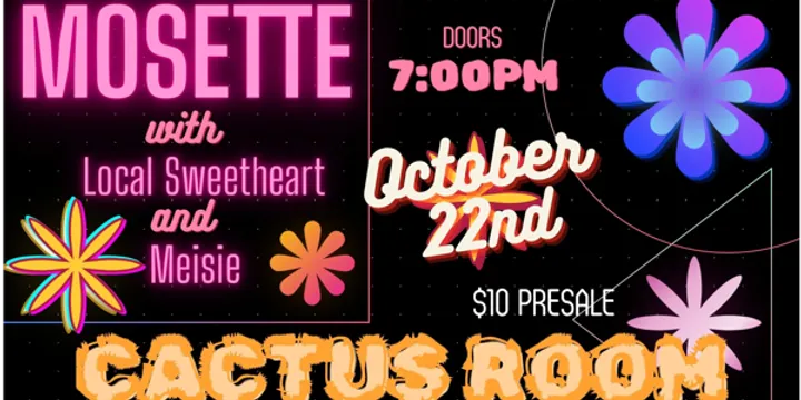 Mosette with Local Sweetheart / Meisie
