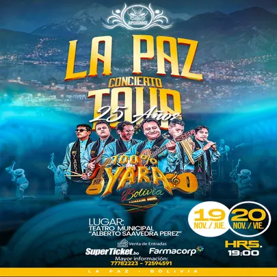 100% Yara en Concierto (La Paz)