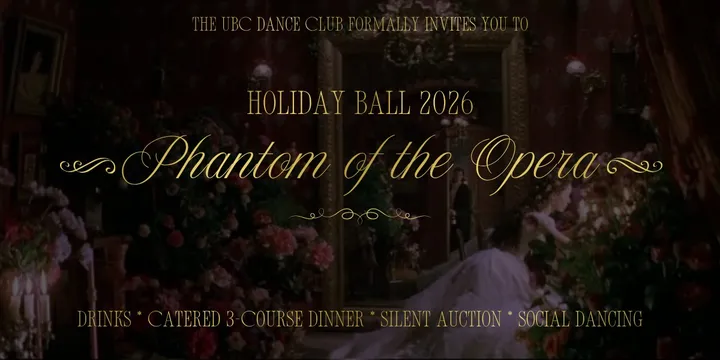 Holiday Ball 2026 - Phantom of the Opera