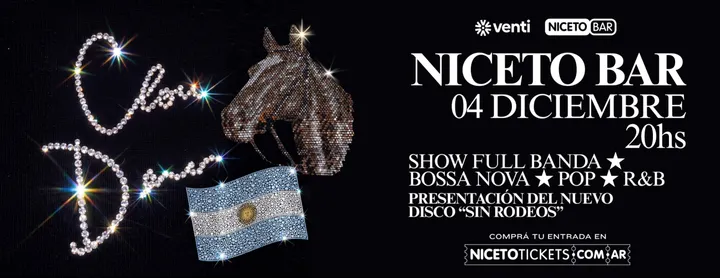 Cloe Demer "Sin Rodeos" en Niceto  Bar