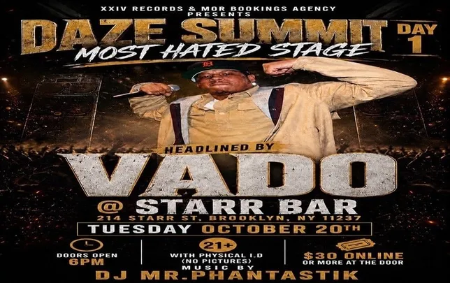 DAZE SUMMIT DAY 1: MOST HATED STAGE HEADLINED BY VADO