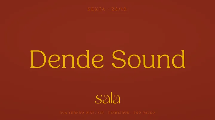 Sala recebe Dende Sound