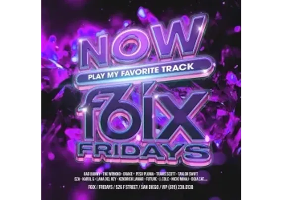 Now F6ix Fridays at F6ix Nightclub 18+/21+