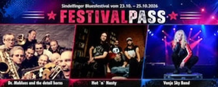 Bluesfestival Sindelfingen 2026 - Festivalpass