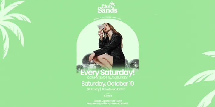 Club Sands: FT DONNY (SYD) Saturday OCT 10th
