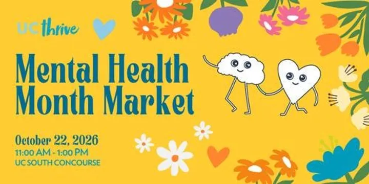 UC Wellbeing Mental Health Month Market Day