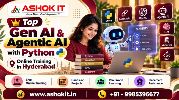 Top Gen AI & Agentic AI with Python Online Training in Hyderabad
