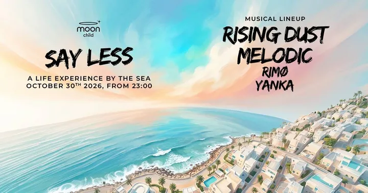 RISING DUST x MELODIC • FRIDAY OPEN AIR