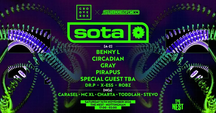 SOTA, CIRCADIAN & MORE | Groovebox X Submerged at The Nest | STUDENT SOCIALS