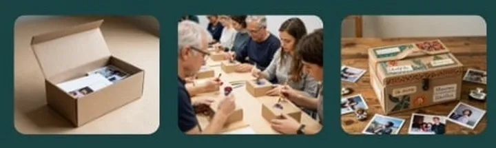 FREE Memory Box Workshop.