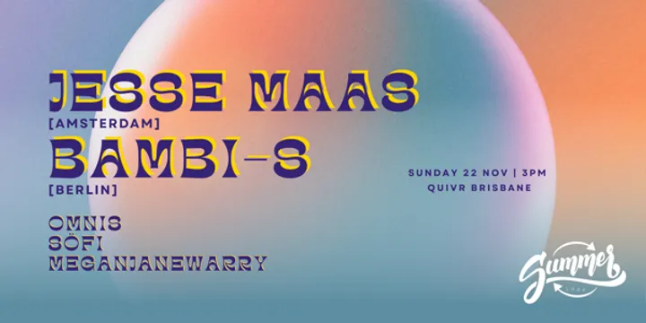 Jesse Maas + Bambi BRISBANE