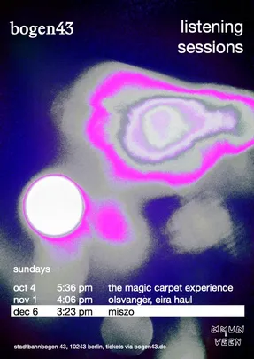 Bogen 43 listening sessions