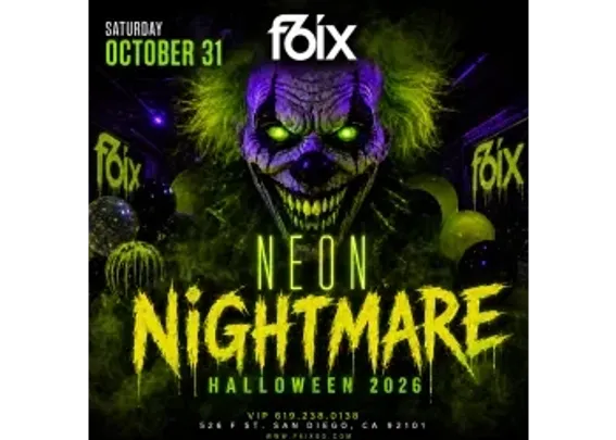 F6ix Presents: Neon Nightmare Halloween 2026