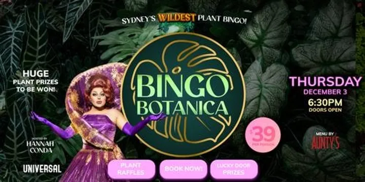 BINGO BOTANICA [Thu 3 Dec]